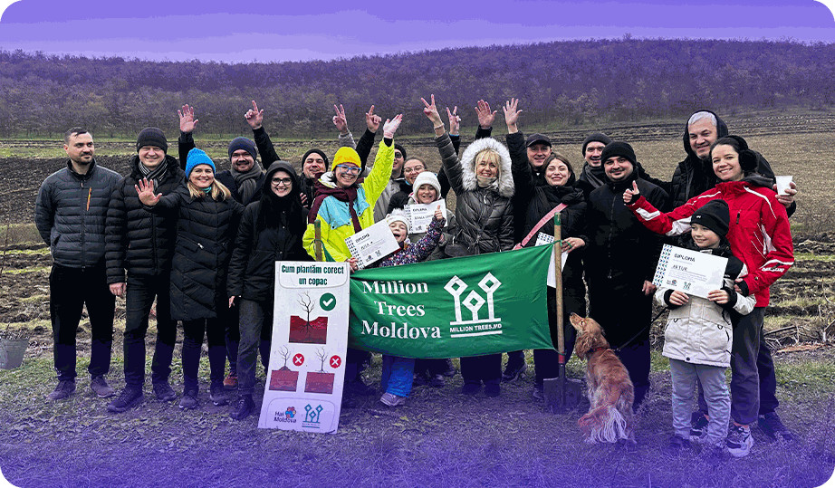 Growing the Friendship Forest in Moldova